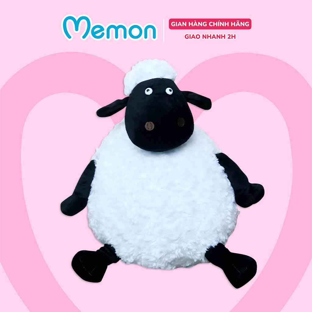 Gấu Bông Cừu Shaun The Sheep Béo Nhồi Bông Cao Cấp Memon