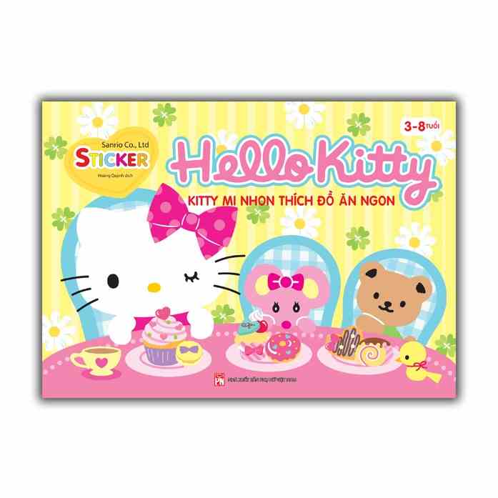 [Mã BMLTB35 giảm đến 35K đơn 99K] Sách - Hello Kitty - Kitty mi nhon thích đồ ăn ngon (3-8 tuổi)