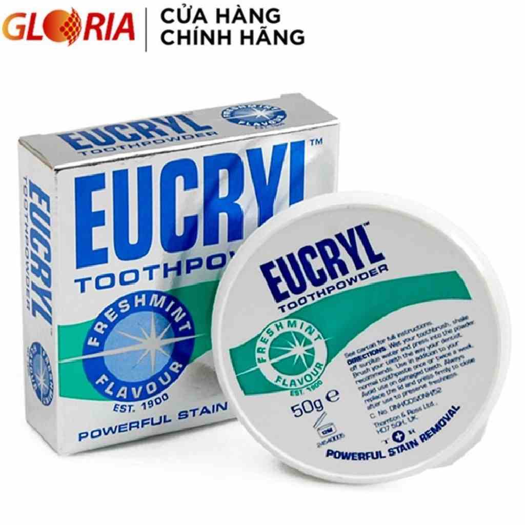 Bột Tẩy Trắng Răng Eucryl Powerful Stain Removal Toothpowder 50g