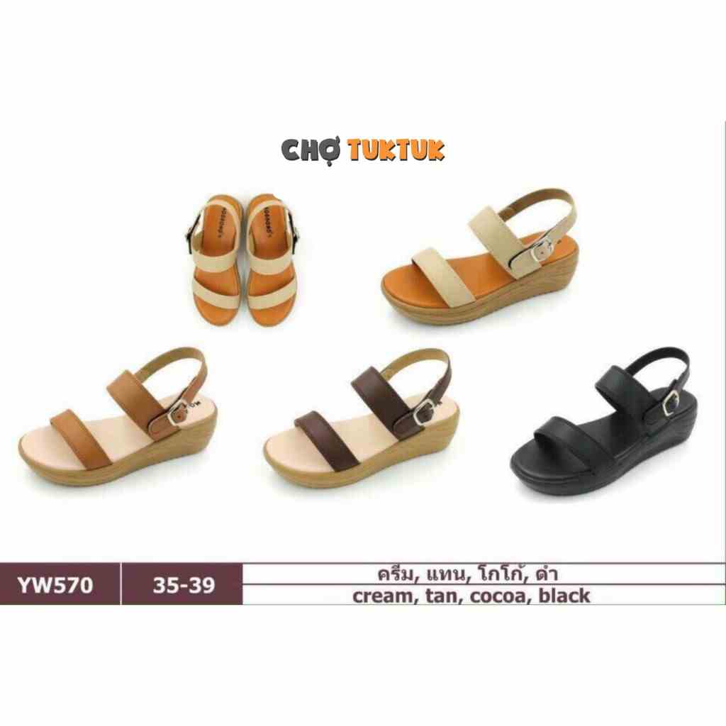 Sandal Thái Lan đế xuồng Mossono YW 570 cao 5p