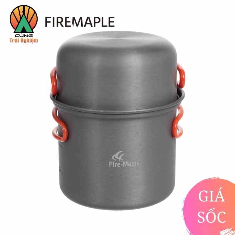 [CHÍNH HÃNG] COMBO Nồi Nấu Ăn 2 Trong 1 Fire Maple FMC-207 Gọn Nhẹ Chuyên Dụng Cho Du Lịch, Dã Ngoại Cắm Trại