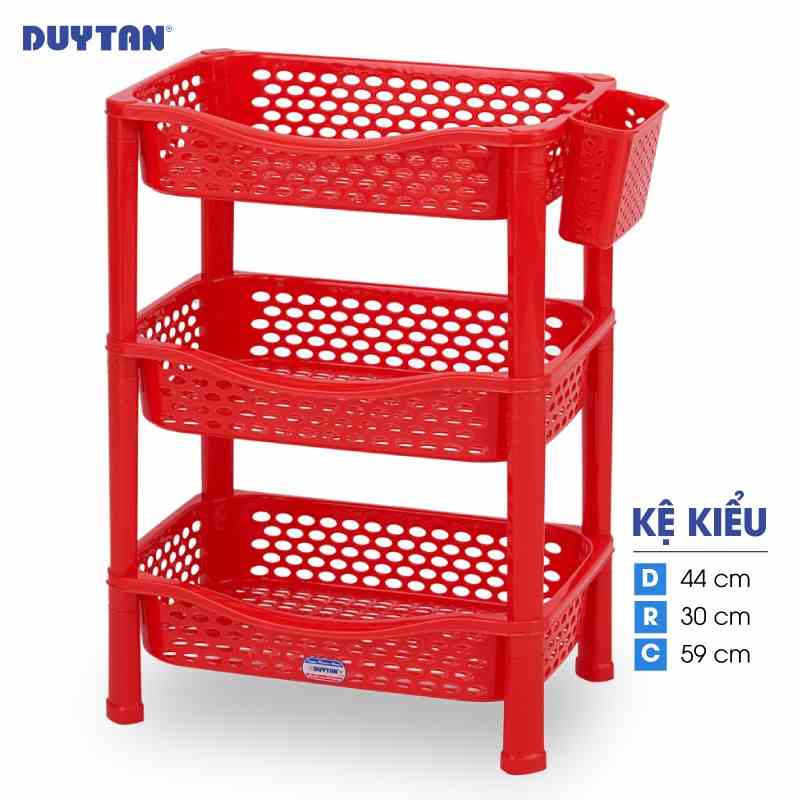 [Mã BMLTB35 giảm đến 35K đơn 99K] Kệ kiểu nhựa DUY TÂN 3 ngăn (44 x 30 x 59 cm) - 37364