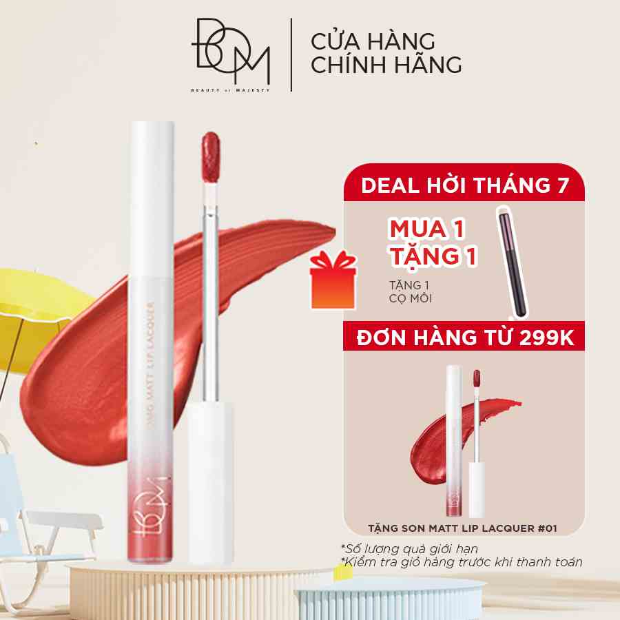 [Mã BMLTB35 giảm đến 35K đơn 99K] Son Kem Lì Lâu Trôi B.O.M Cosmetic OMG Lip Lacquer 4g