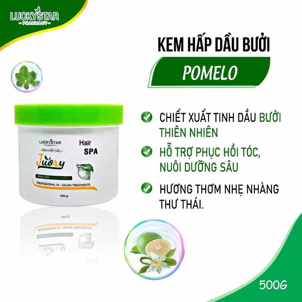 [Mã BMLTA35 giảm đến 35K đơn 99K] Kem Hấp Dầu Bưởi JUORY Nóng Và Lạnh Hũ 500gr