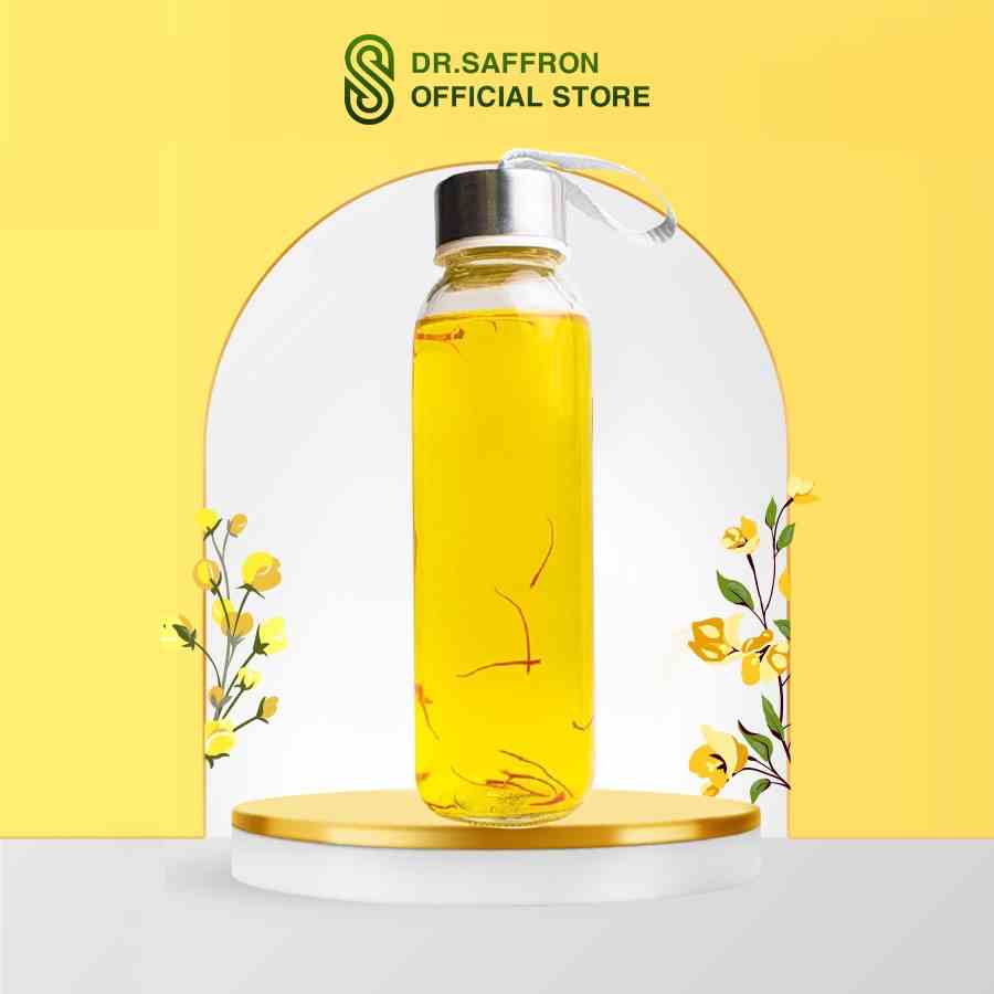 [Gift] Bình đựng nước thủy tinh Dr.Saffron dung tích 300ml