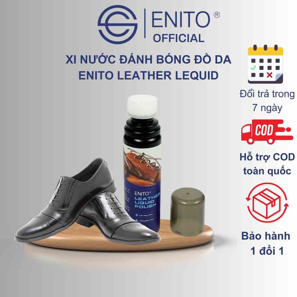 Xi nước đánh bóng đồ da cao cấp Enito Leather Liquid Polish 75ml