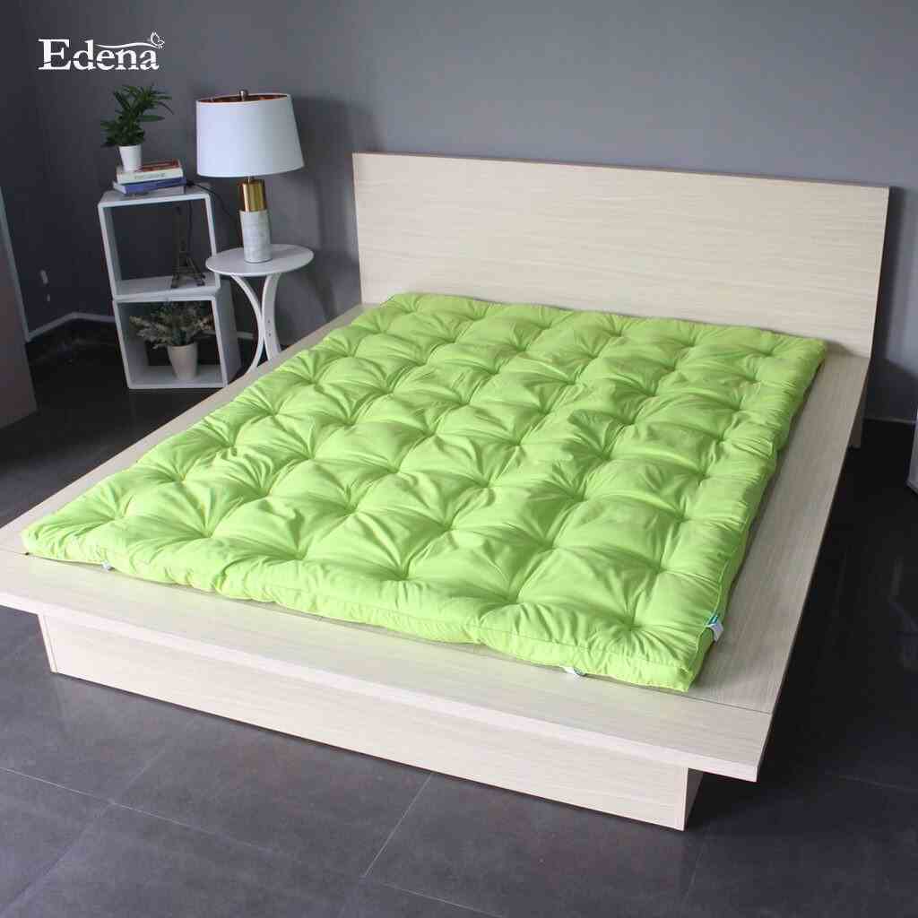 Topper màu xanh lá Edena Tấm bảo vệ nệm Topper Deluxe Edena Xanh