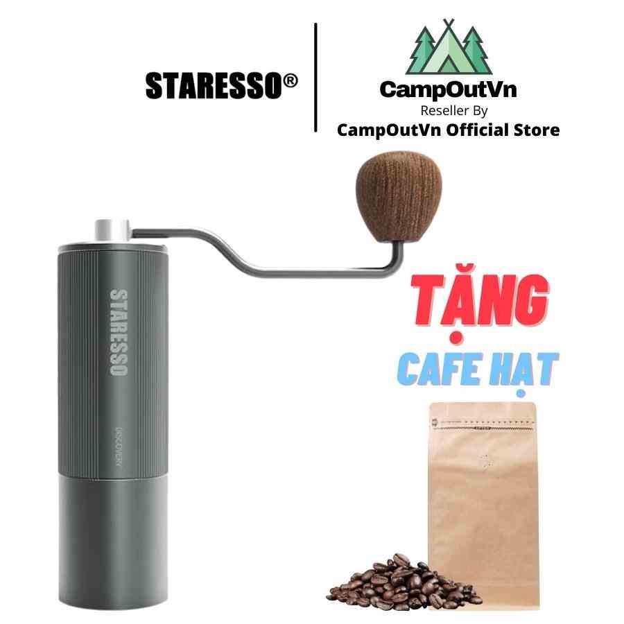 [Mã BMLTB200 giảm đến 100K đơn 499K] Xay cà phê cầm tay Staresso campoutvn cho cafe du lịch dã ngoại đồ cắm trại A215