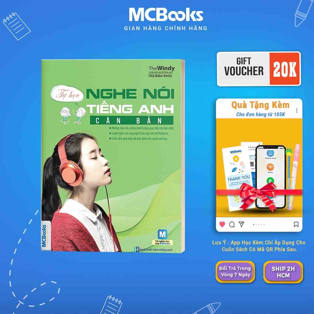 Sách - Tự Học Nghe Nói Tiếng Anh Căn Bản Mcbooks