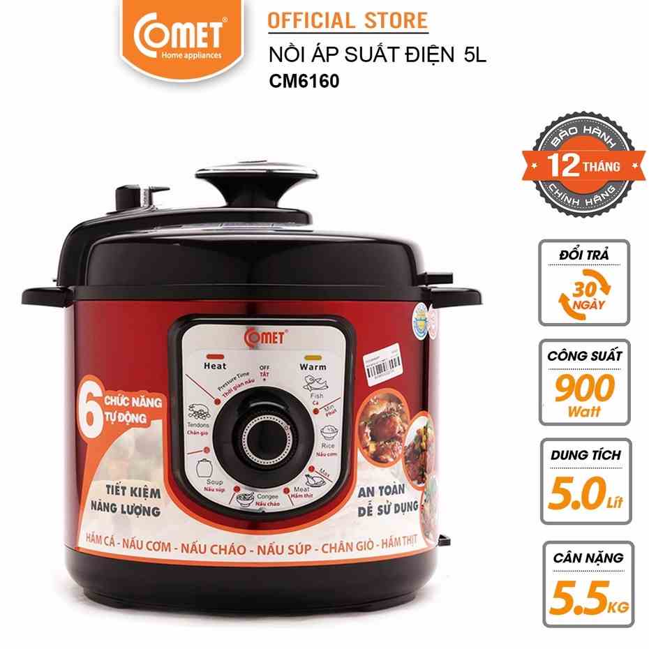 Nồi áp suất đa năng 5L 1000W COMET CM6160