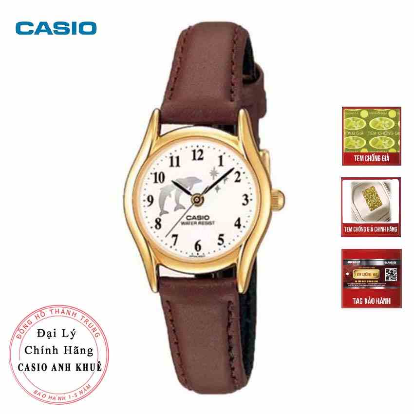 [Mã BMLTB200 giảm đến 100K đơn 499K] Đồng hồ nữ Casio LTP-1094Q-7B9RDF dây da