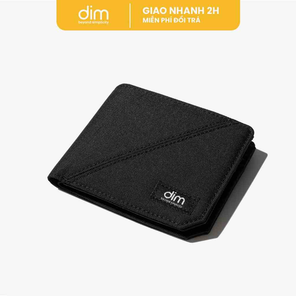 Ví Vải DIM Basic Wallet Unisex ( Đựng 6 - 10 Thẻ , Vải Polyester Canvas Chống Nước, Thiết Kế Tối Ưu Chứa Đựng) - Màu Đen