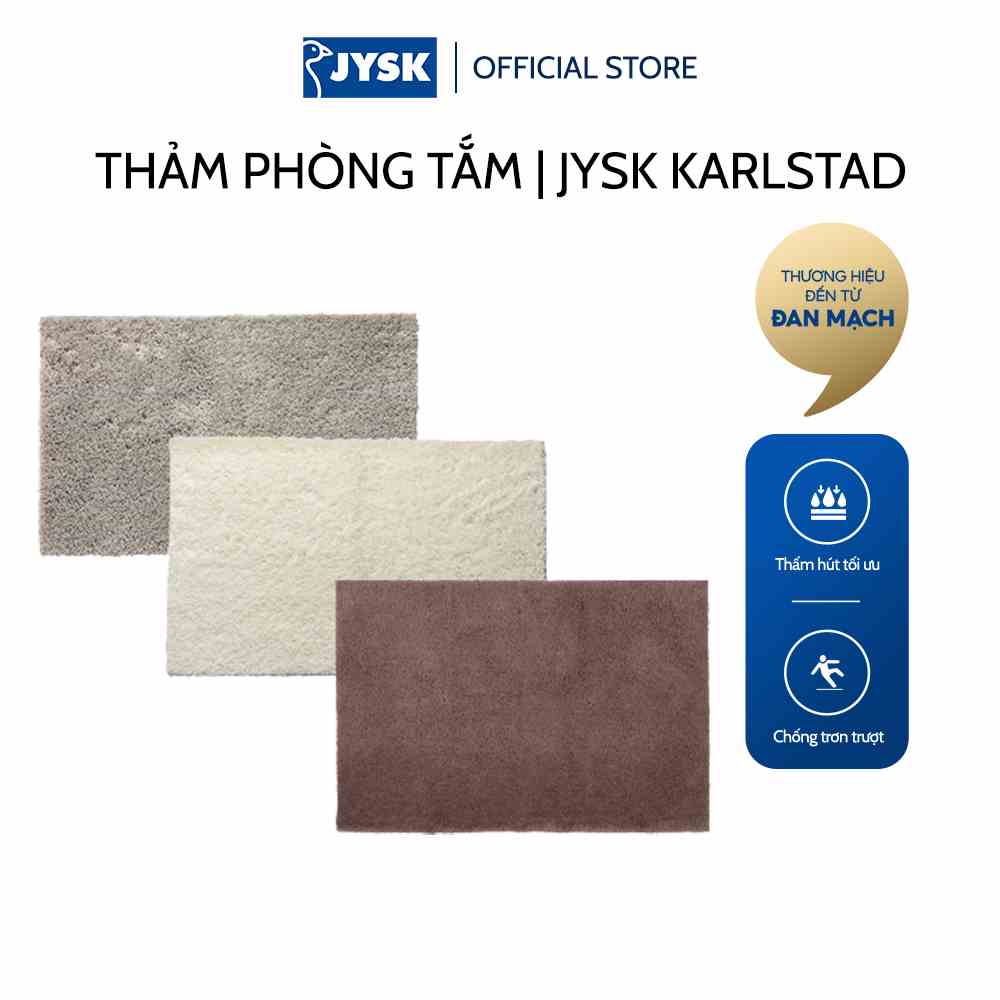 [Mã BMLTB35 giảm đến 35K đơn 99K] Thảm phòng tắm | JYSK Karlstad | polyester nhiều màu