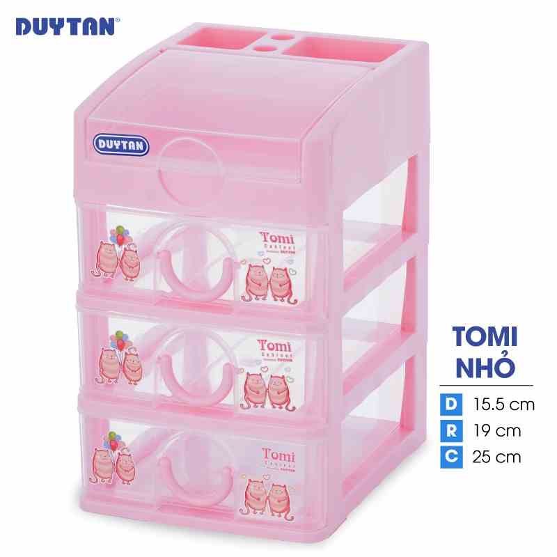 [Mã BMLTB35 giảm đến 35K đơn 99K] Tủ nhựa DUY TÂN Tomi nhỏ 4 ngăn (15.5 x 19 x 25 cm) - 42191