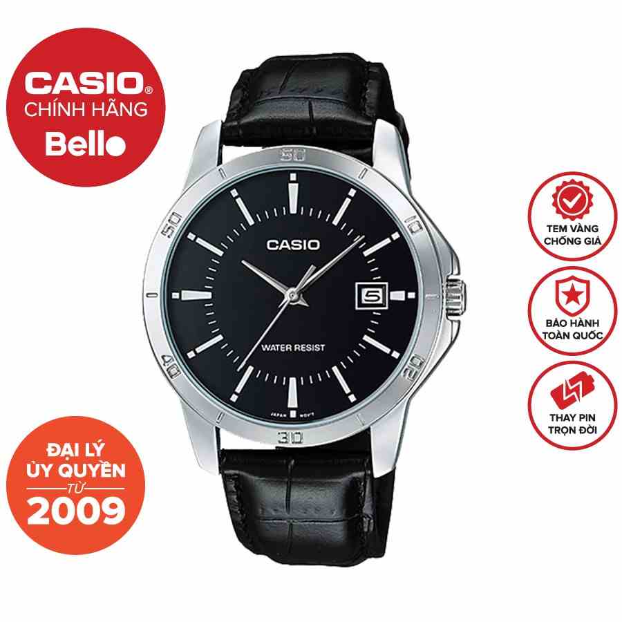 Đồng hồ Casio Nam MTP-V004 chính hãng bảo hành 1 năm Pin trọn đời