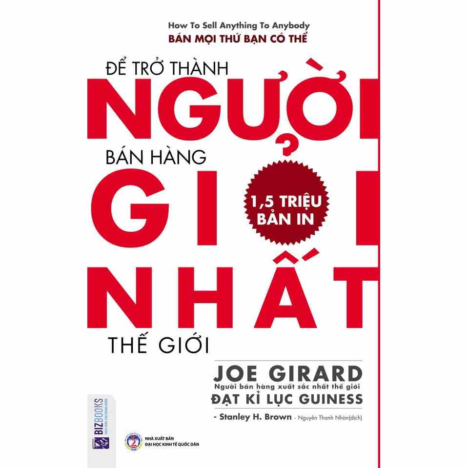 Sách - Để Trở Thành Người Bán Hàng Giỏi Nhất Thế Giới + tặng kèm giấy nhớ MT