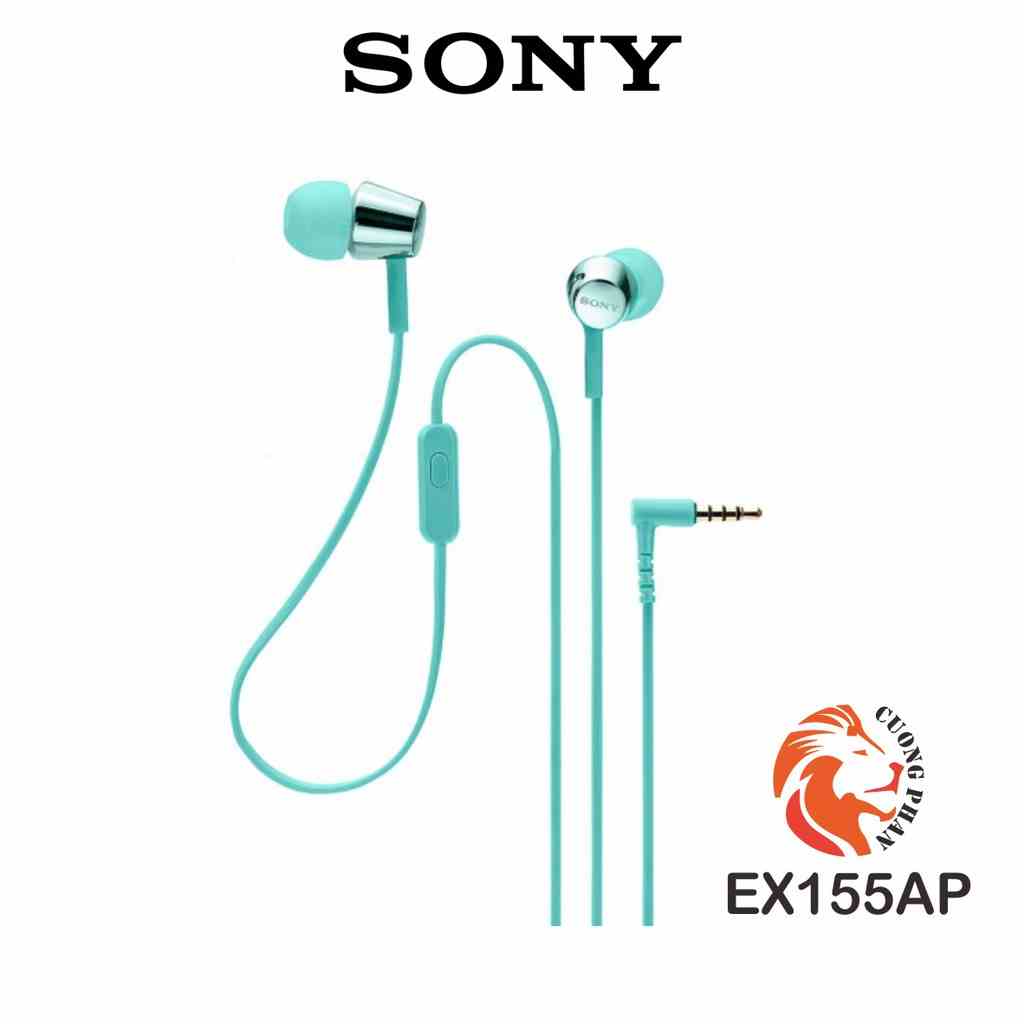 Tai Nghe Nhét Tai Có Mic Sony EX155AP |Chính Hãng Sony Việt Nam| Bảo Hành 12 Tháng Toàn Quốc