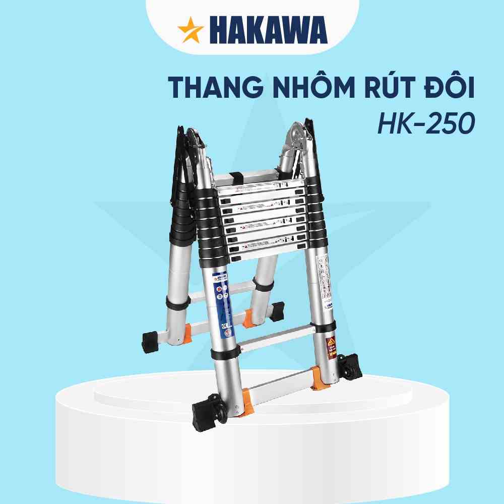 Thang rút đôi cao cấp chính hãng  HAKAWA - HK-250 - Sản phẩm chính hãng - Bảo hành 2 năm chính hãng