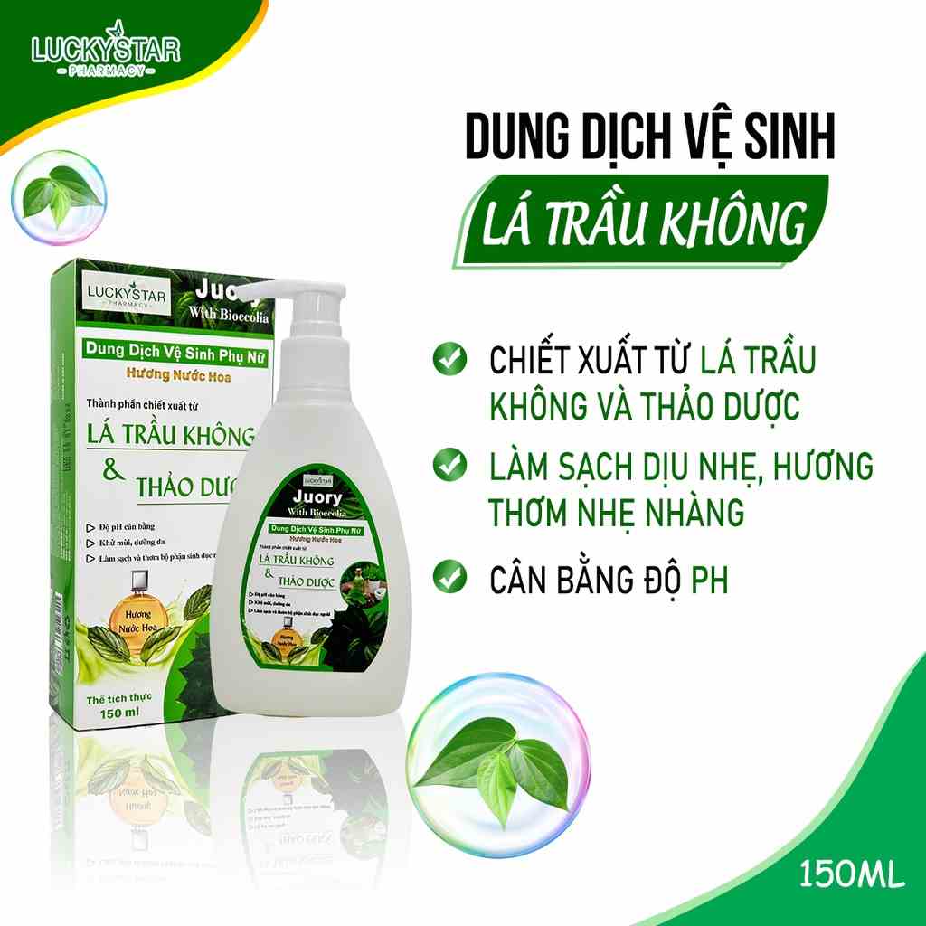 [Mã BMLTB35 giảm đến 35K đơn 99K] Dung Dịch Vệ Sinh Phụ Nữ Hương Nước Hoa Lucky Star 150ml