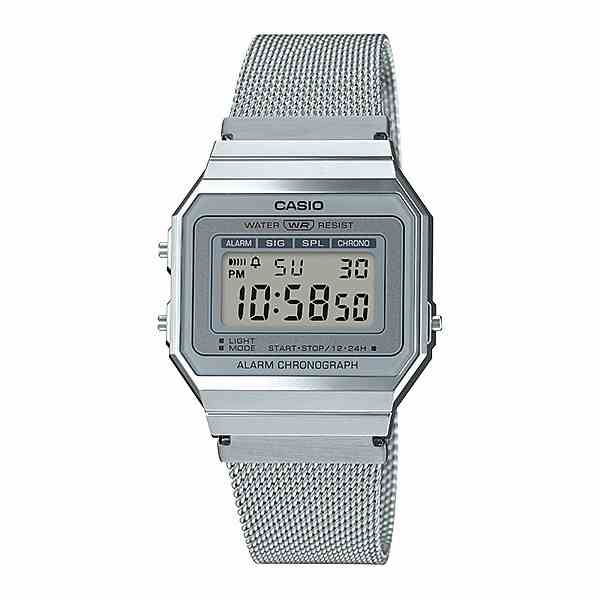 Đồng hồ Unisex dây kim loại CASIO A700WM-7ADF chính hãng