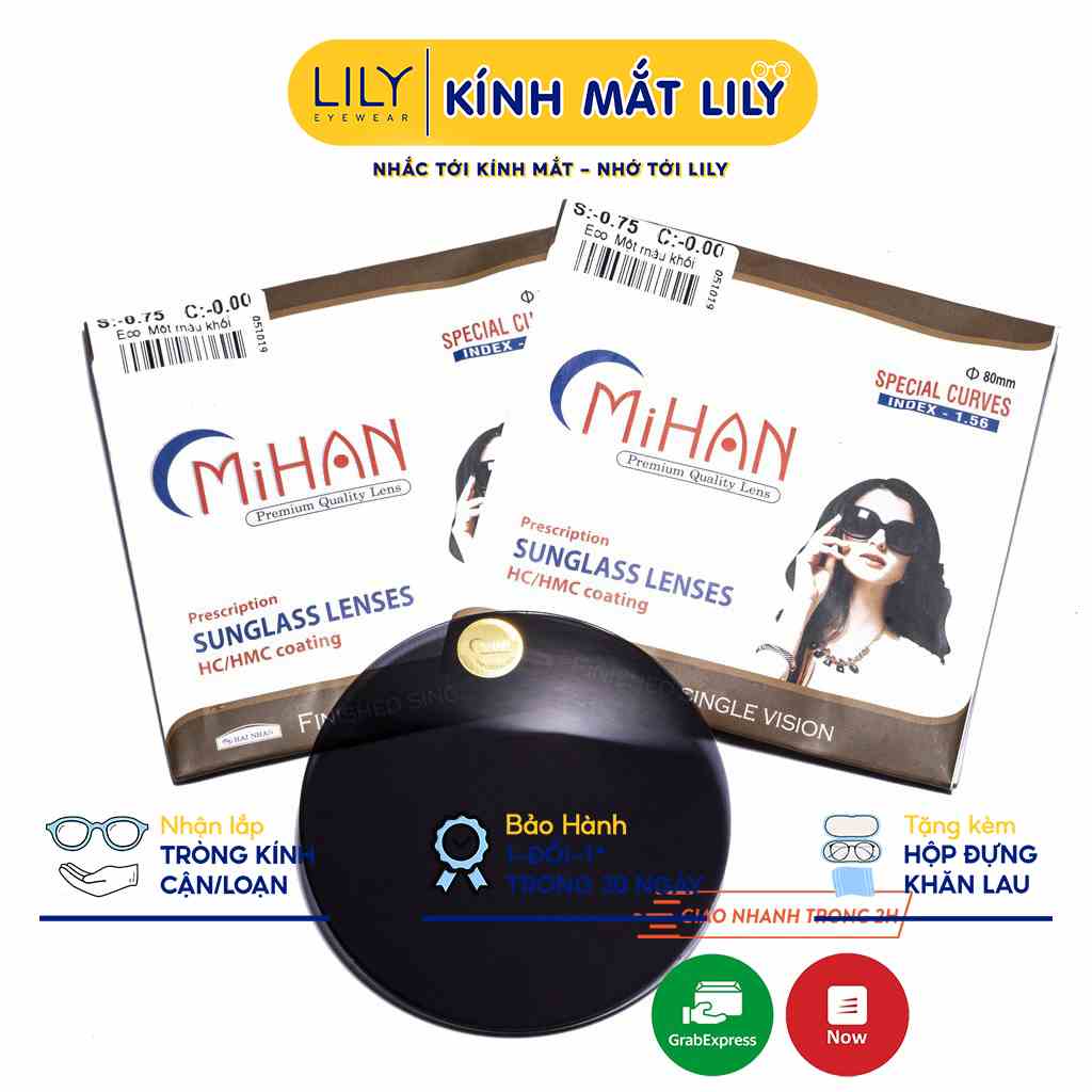 Mắt kính râm cận loạn chống uv400 đi nắng LILYEYEWEAR