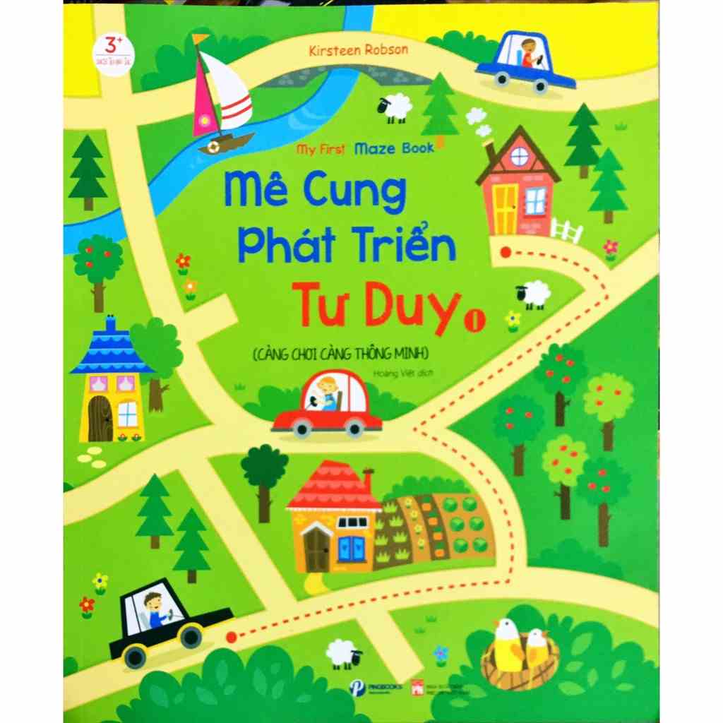 Sách - Mê Cung Phát Triển Tư Duy - Càng Chơi Càng Thông Minh - Tập 1 (Dành Cho Trẻ 3+)