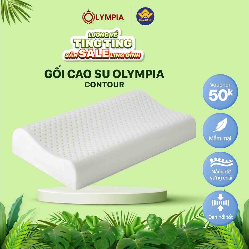 Gối Cao Su Olympia Contour