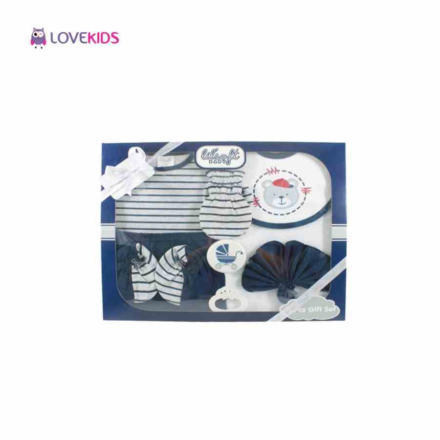 [Mã BMLTA35 giảm đến 35K đơn 99K] Set quà tặng sơ sinh cao cấp 8 chi tiết - Lovekids