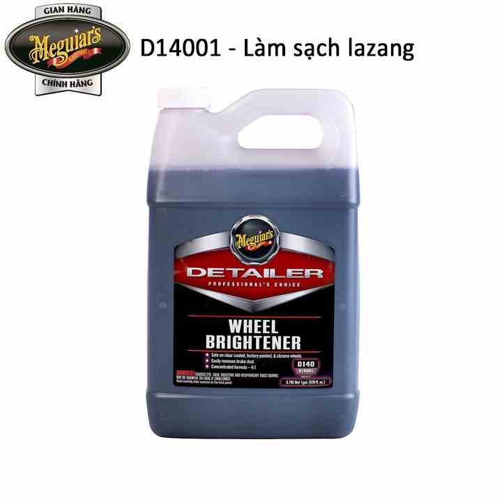 Meguiars Dung dịch làm sạch Lazang - Wheel Brightener - D14001, 1 Gallon