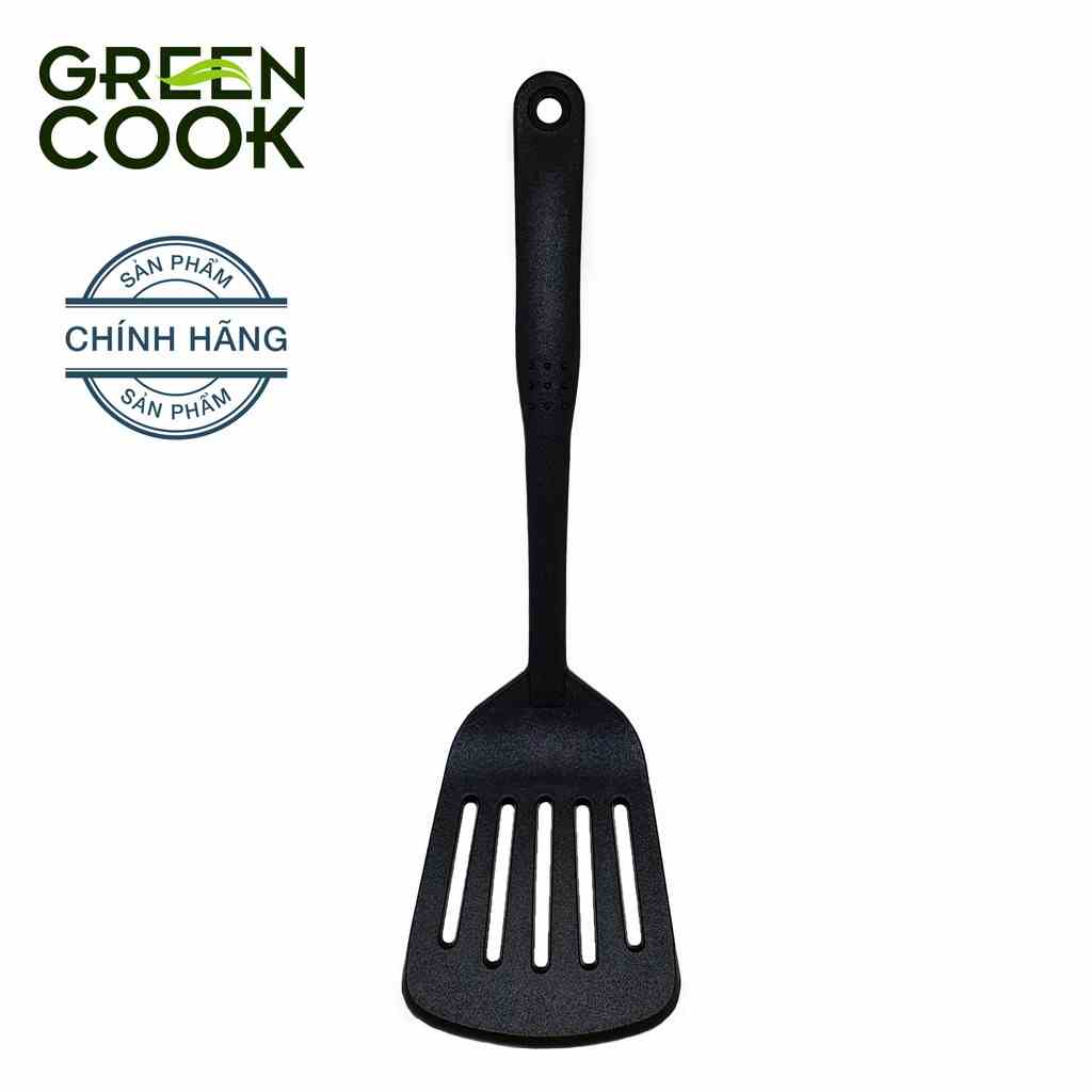 [Mã BMLTB35 giảm đến 35K đơn 99K] Sạn nấu ăn Green Cook chất liệu nhựa PA66 an toàn sức khỏe