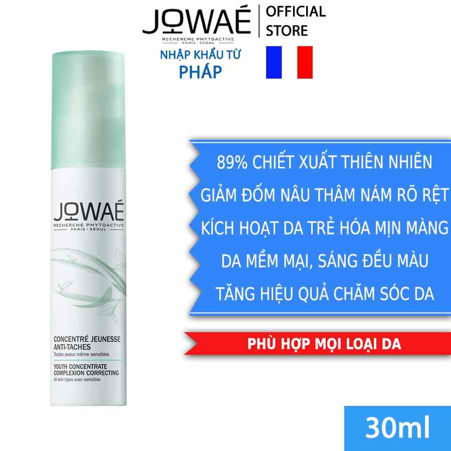 Serum Trẻ Hóa Giảm Nám JOWAE Tinh Chất Giảm Nám Mờ Thâm Da Sáng Đều Màu - Mỹ Phẩm Thiên Nhiên Nhập Khẩu Pháp 30ml