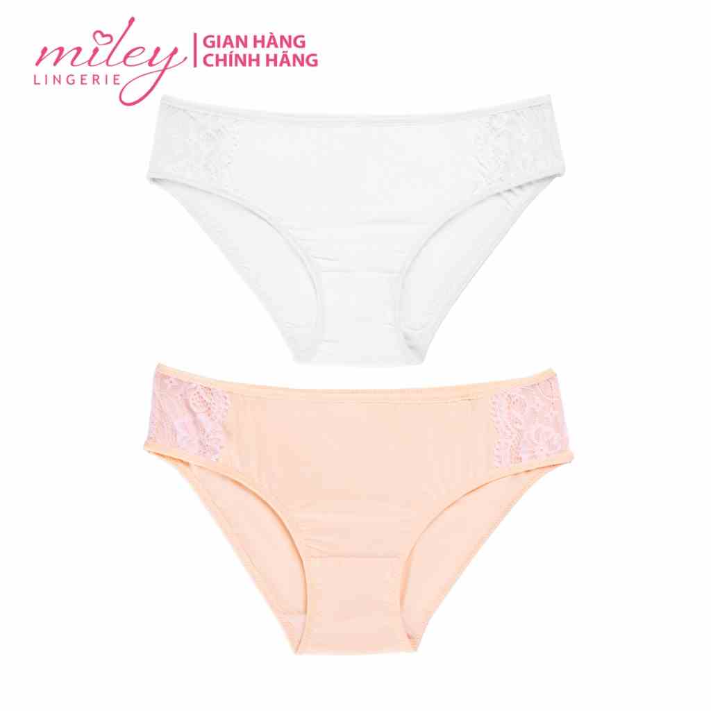 [Mã BMLTA35 giảm đến 35K đơn 99K] Combo 2 Quần Lót Thun Lạnh Phối Ren Sườn Active Miley Lingerie FMM0205-0905