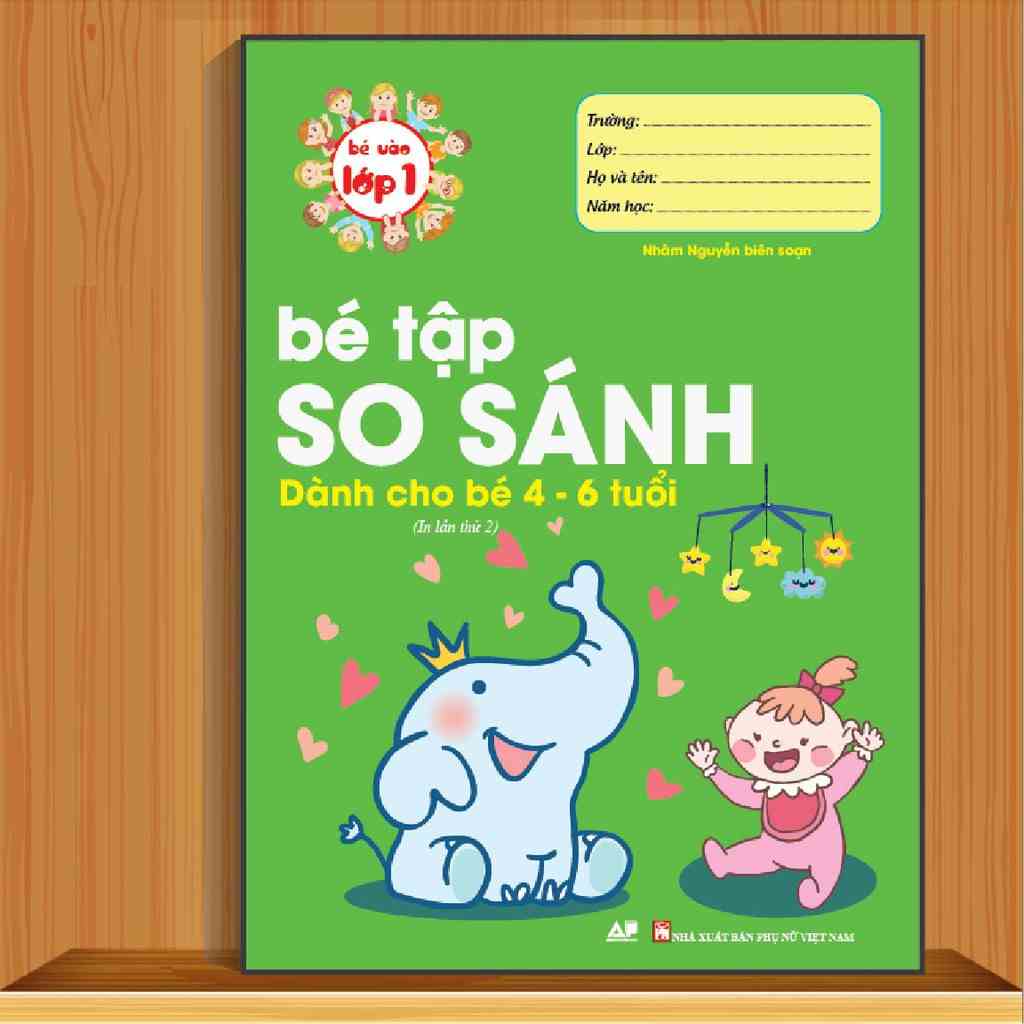 [Mã BMLTB35 giảm đến 35K đơn 99K] Sách - Bé Tập So Sánh 4 - 6 Tuổi