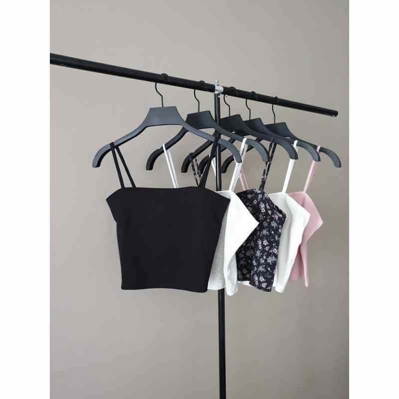 [Mã BMLTB35 giảm đến 35K đơn 99K] AfterBefore Áo dây croptop thun gân nhiều màu