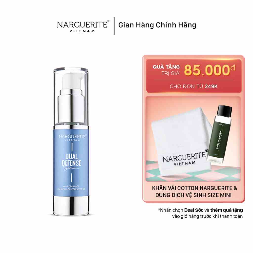 Serum chống lão hoá da Narguerite Dual Defense 30ml