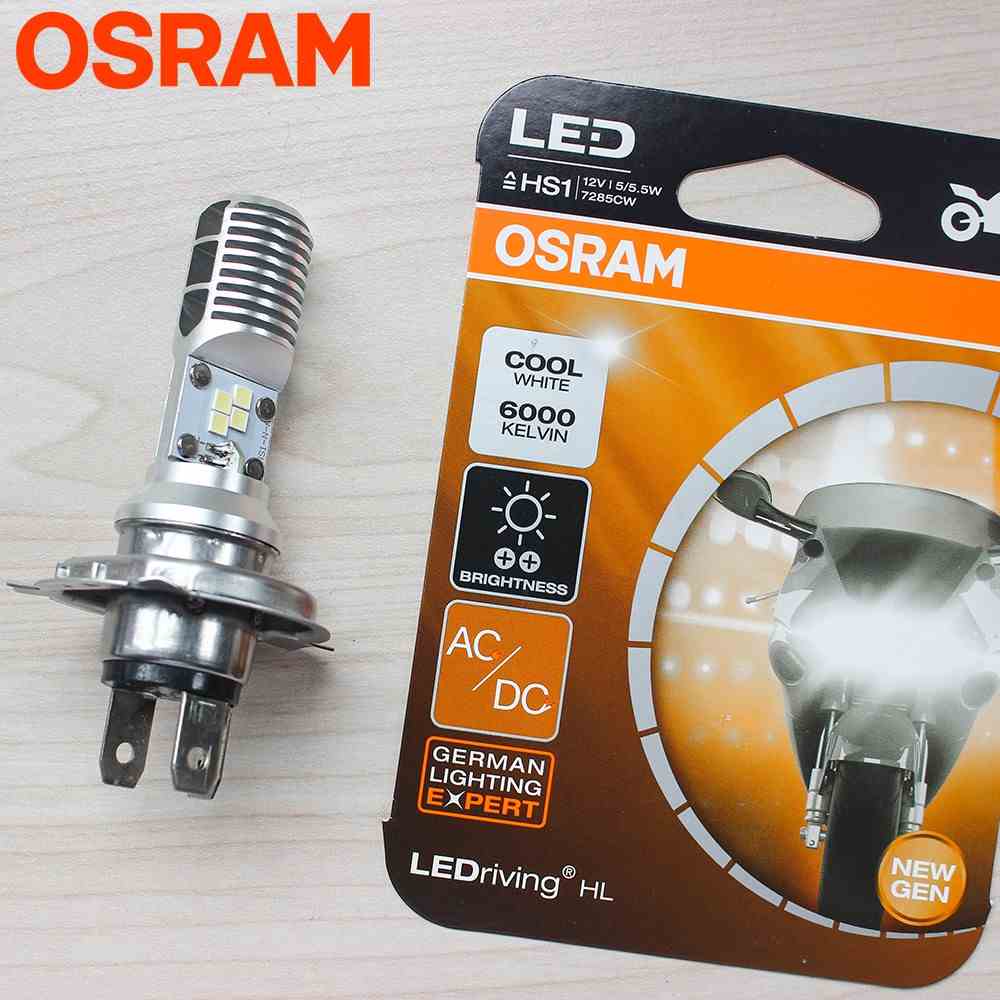 Bóng đèn LED OSRAM HS1 Air Blade, Wave RS, Future Neo, Exciter 135/150, Winner 150, Lead 125 tăng sáng trắng (7285CW)