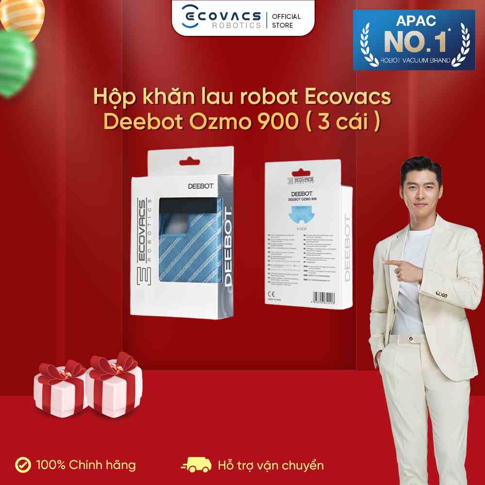 Hộp Khăn lau robot Ecovacs Deebot OZMO 900 ( 3 cái )_Hàng chính hãng