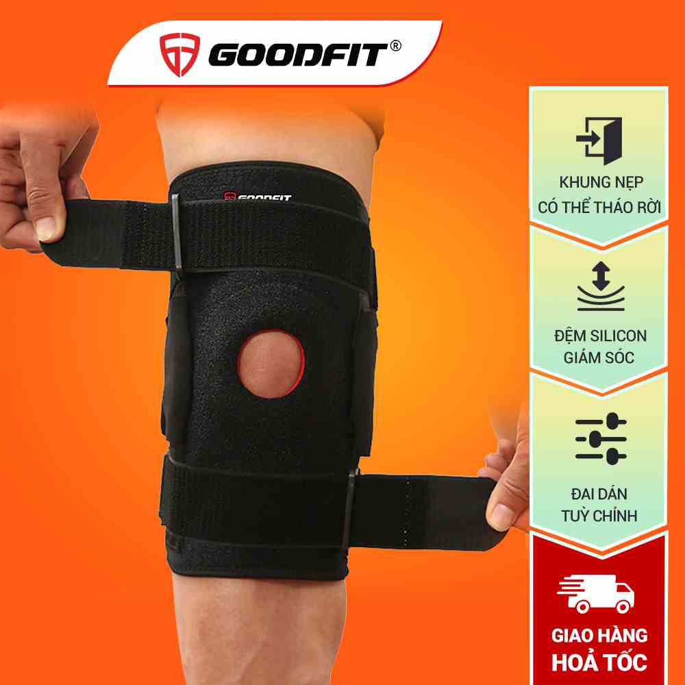 Đai bảo vệ đầu gối, bó gối chuyên dụng cho chấn thương, sau mổ GoodFit GF520K