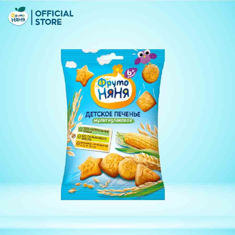 Bánh quy ăn dặm ngũ cốc Frutonyanya 50g