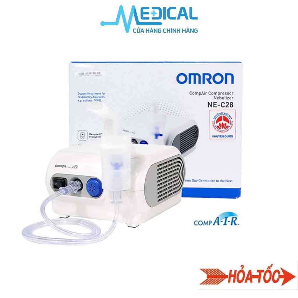 Máy xông mũi họng, khí dung OMRON NEC28 bảo hành 2 năm chính hãng MEDICAL