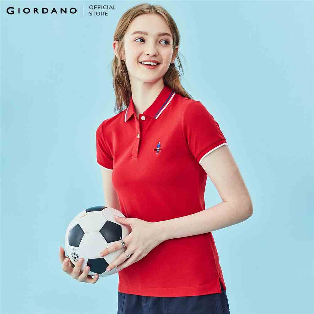 Áo thun có cổ nữ polo Giordano 05319260