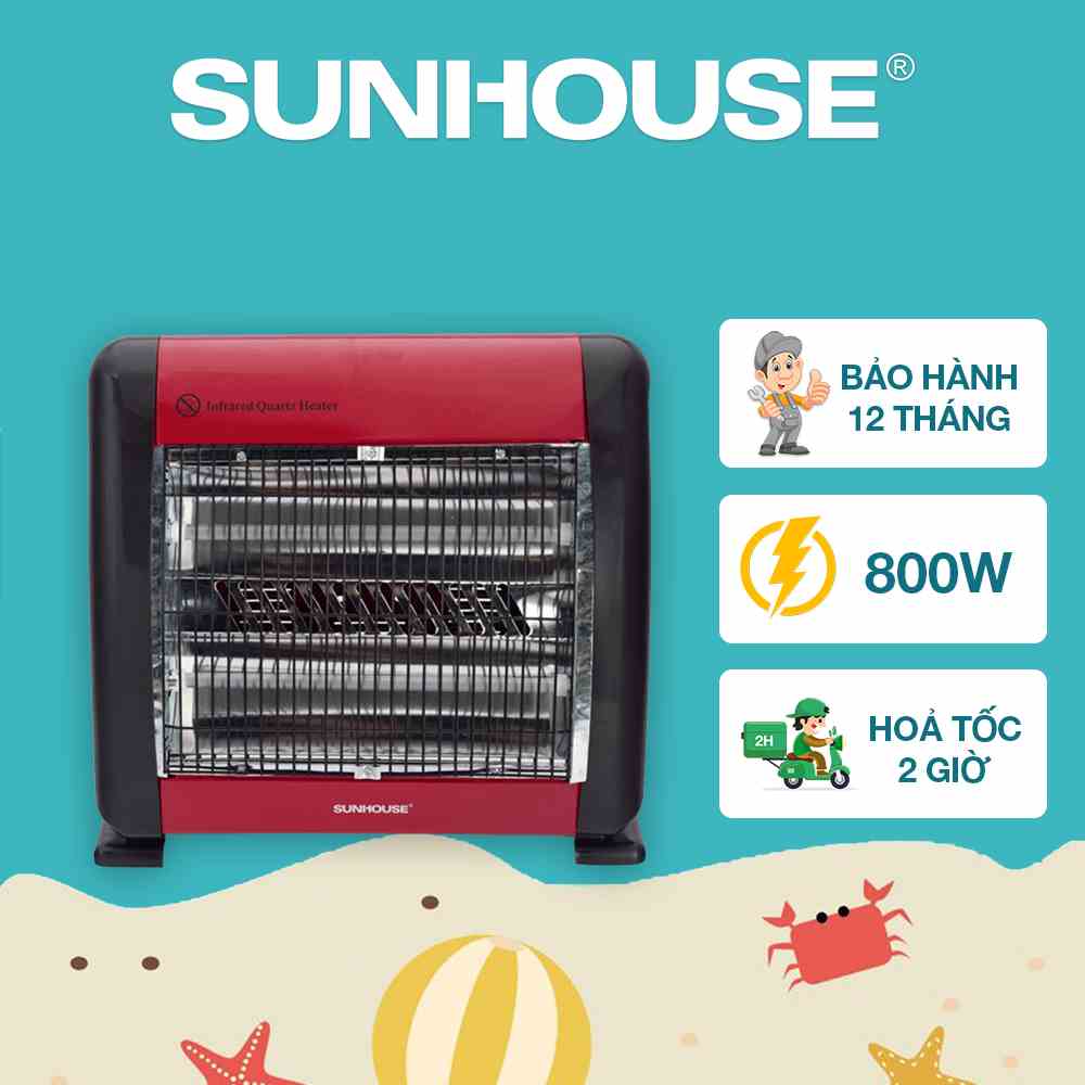 Sưởi điện hồng ngoại SUNHOUSE SHD7013 - Bảo hành chính hãng 12 tháng