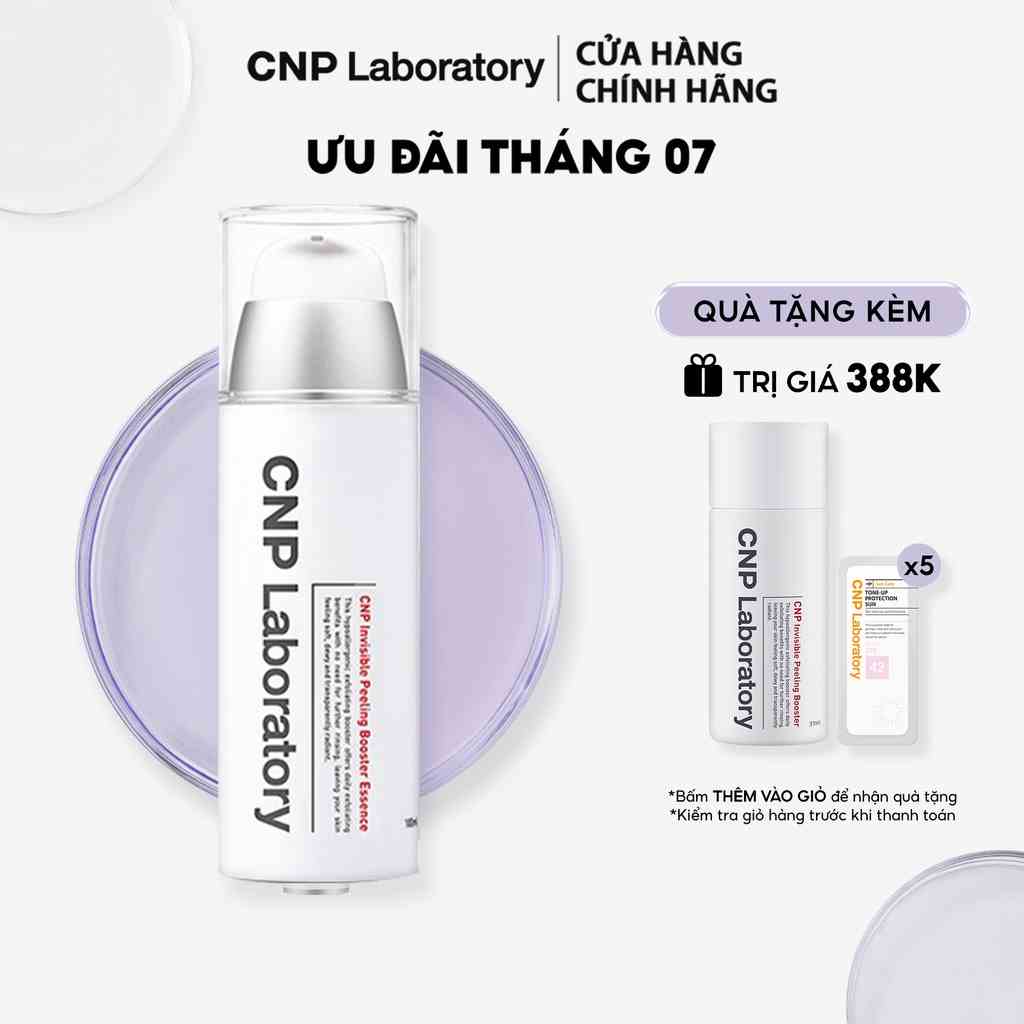 [Mã COSCNBE6 giảm 10% đơn 500K] Gel tẩy tế bào chết với PHA CNP Laboratory Invisible Peeling Booster 100ml