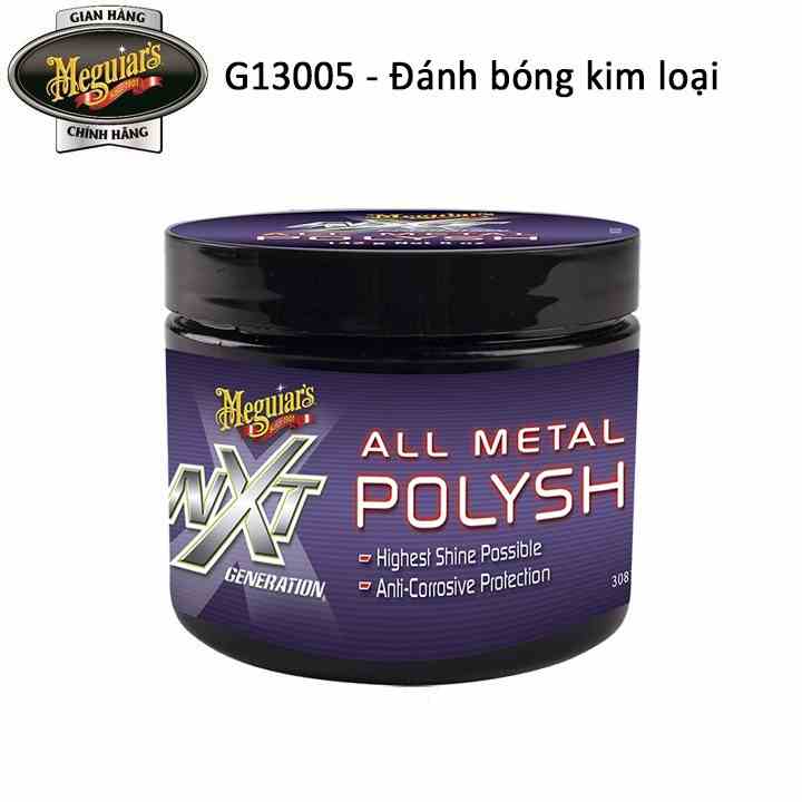 Meguiars Xi đánh bóng kim loại dòng NXT - NXT Gen All Metal Polysh - G13005, 142g