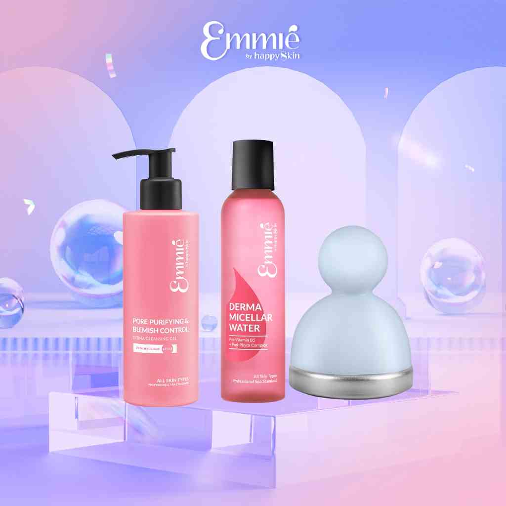 Bộ Sản Phẩm Giải Quyết Vấn Đề Lỗ Chân Lông Emmié By Happy Skin