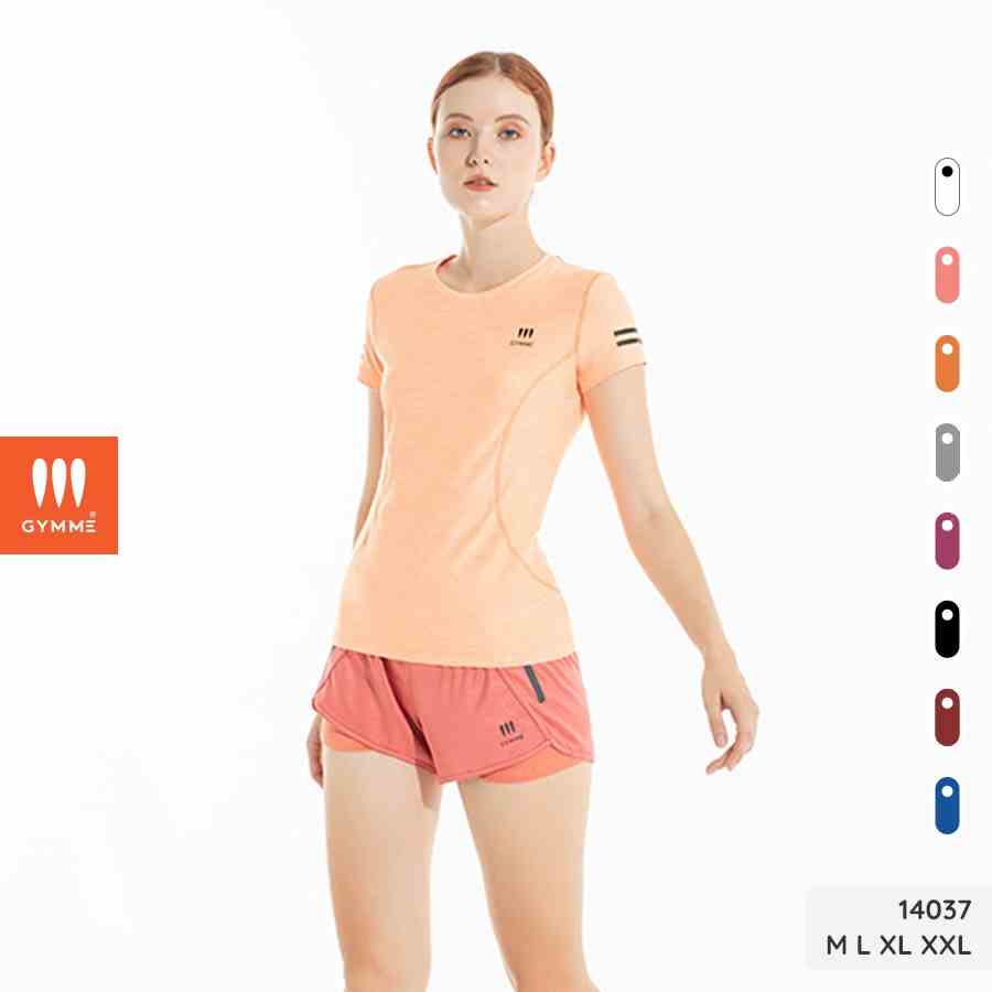 [Mã BMLTB35 giảm đến 35K đơn 99K] Quần short thể thao tập gym yoga nữ gymme - hai lớp - 14037