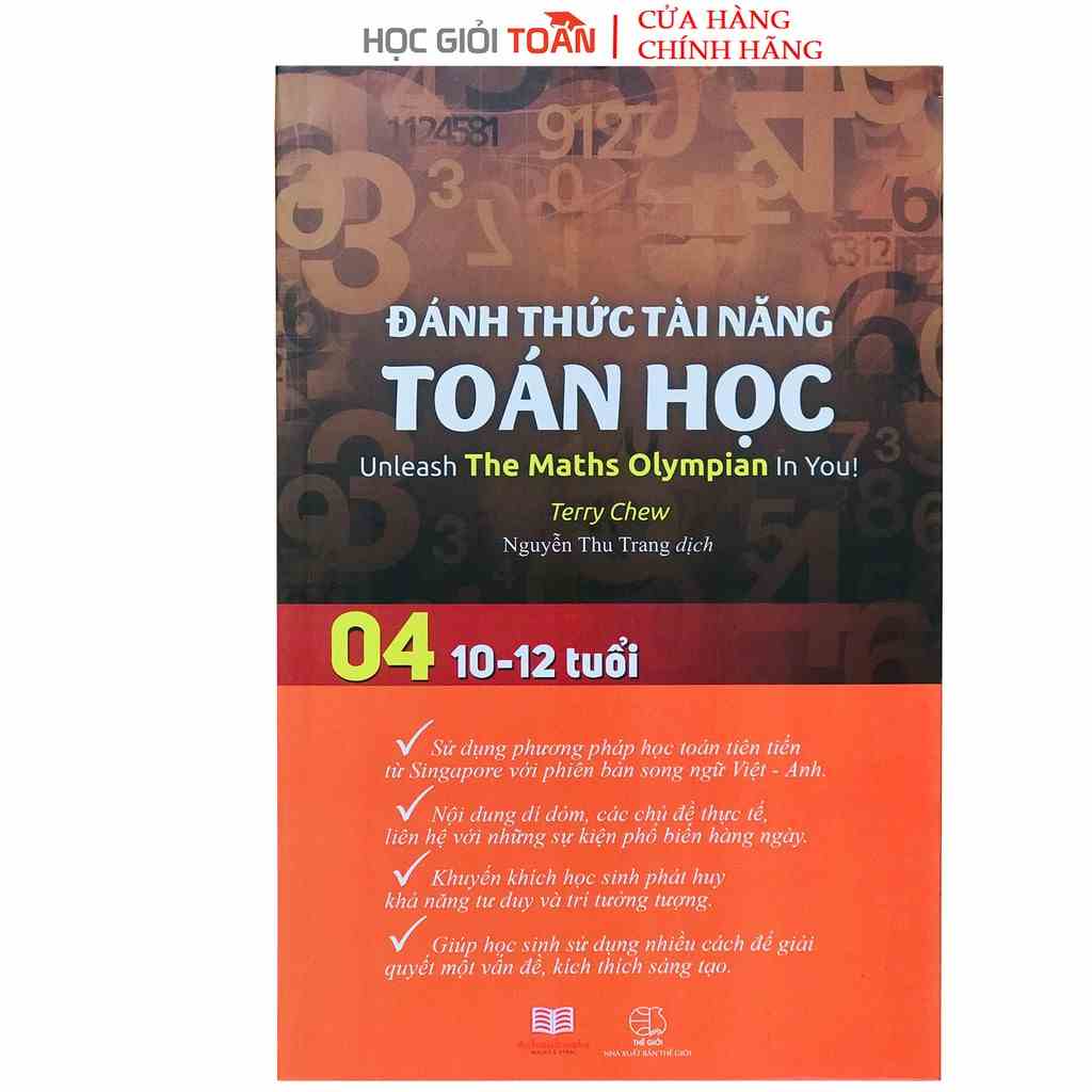 [Mã BMLTA35 giảm đến 35K đơn 99K] Sách : Đánh Thức Tài Năng Toán Học 4 - Toán Song Ngữ Singapore( 10 - 12 tuổi )