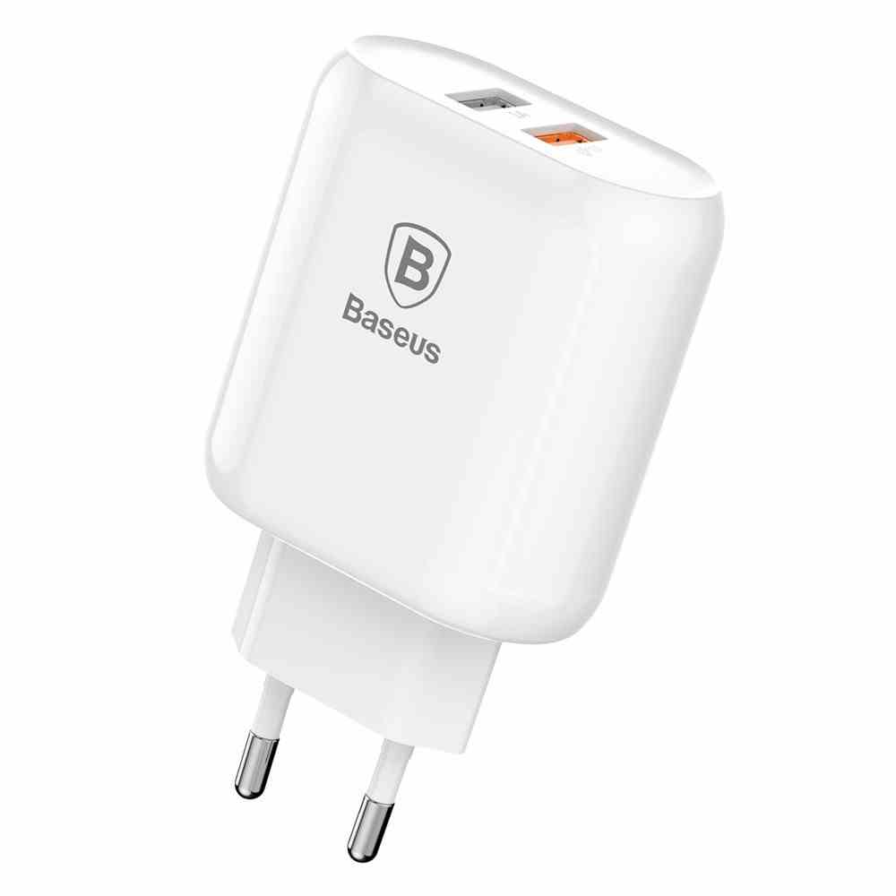 Bộ sạc nhanh đa năng 23W Baseus Bojure 2 cổng USB (23W, Dual USB Quick charge 3.0)