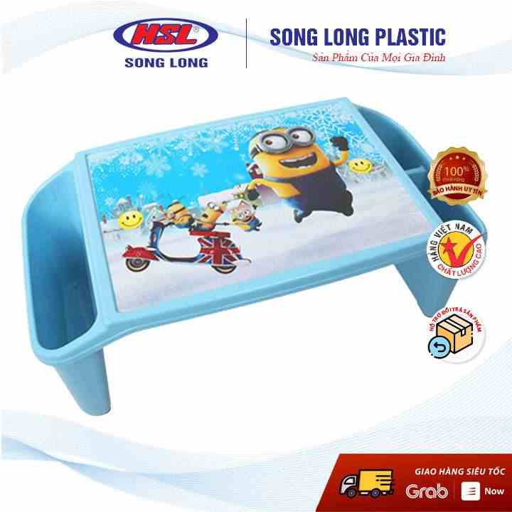 Bàn tập tô màu trẻ em size nhỏ nhựa cao cấp ( màu và hình ngẫu nhiên ) - 2776-Song Long Plastic