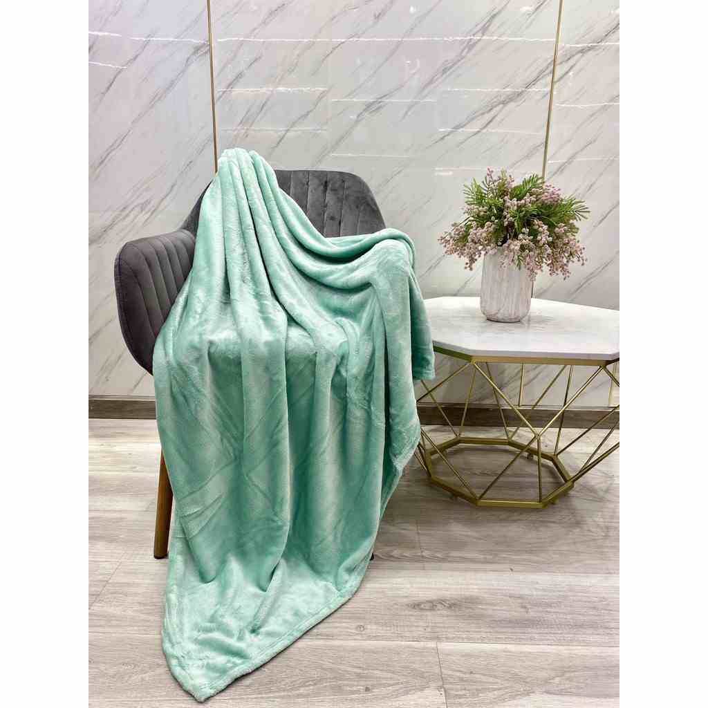 Mền tuyết NIN siêu mềm mịn 100% Microfiber - Mint (nhiều kích cỡ)